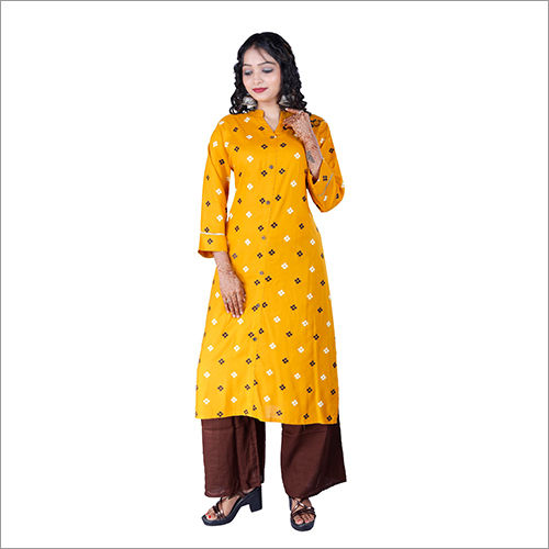 Ladies Kurti And Palazzo Set