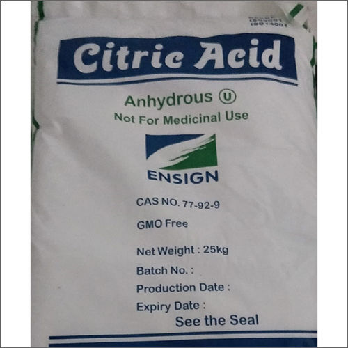 25Kg Citric Acid Anhydrous Powder