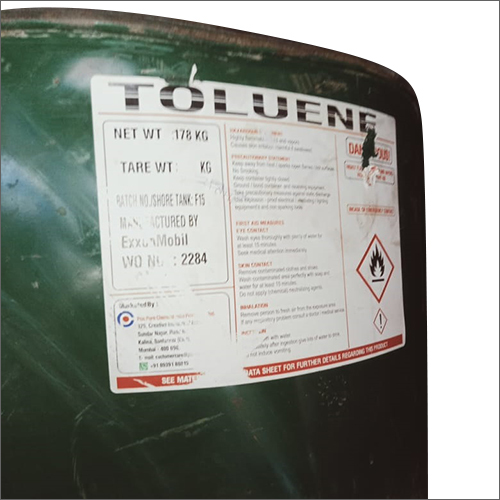 178Kg Tolune Solution By ARHAM ALUM AND CHEMICALS