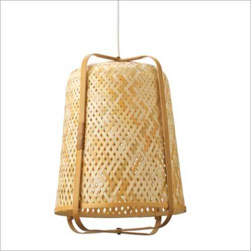 Brown Handmade Bamboo Hanging Lamp