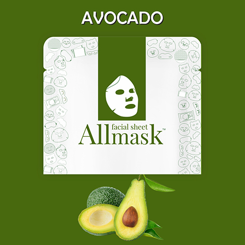 Avocado Fruit Facial Sheet Mask - Private Label