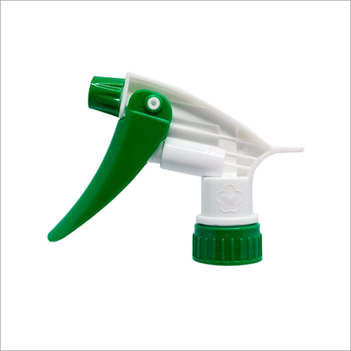 Plastic White And Green Chemical Resistant Trigger Sprayer
