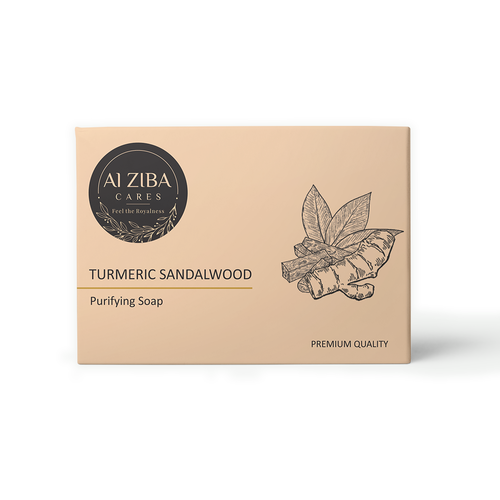 Turmeric Sandalwood Purifying Soap - 100GM | Herbal Ingredients, Antiseptic Properties, Suitable for All Skin Types