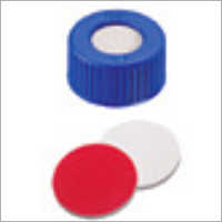 9 mm PP Blue Screw Cap with PTFE Silicon Pre-Silit Septa