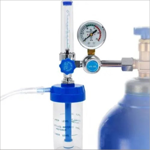Oxygen Flow Meter With Regulator