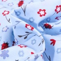Digital printed polyester bed sheet fabric