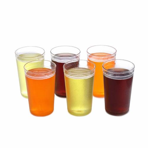 Swift International 300ML Unbreakable Juice Glass Drink Ware Tumbler | Premium Polycarbonate Drinking Water Glass (Pack of 6)