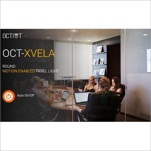 OCT-XVELA 15 Watts Auto ON/Off Enable HF Sensor Round LED Panel Light