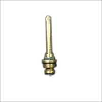 Precision Brass Spindle - Brass Material, 3-4 Inch Size | Ideal For Sanitary Fitting Applications With Precise Spiral Screws