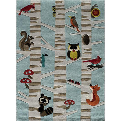 Birds Print Kids Carpet