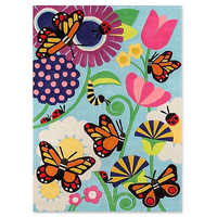 Butterfly Print Carpet for Kids