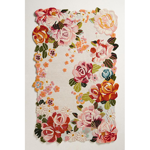 Flower Print Rugs