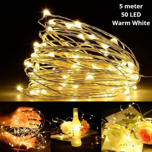 50 LED 5m Battery Operated Fairy Light
