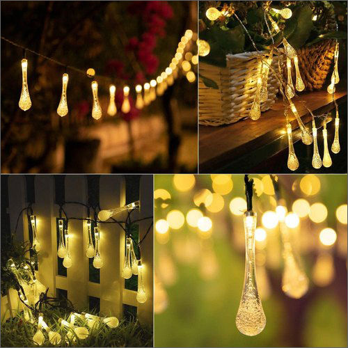 20 Led Water Droplet Decorative Led String Light Input Voltage: 220 Volt (V)