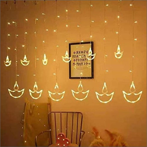 Diya Curtain String Light