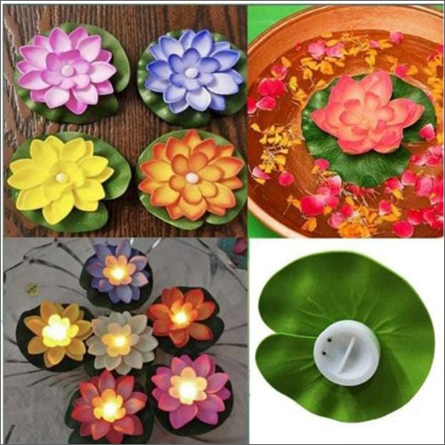 Lotus Floating Water Sensor Candles