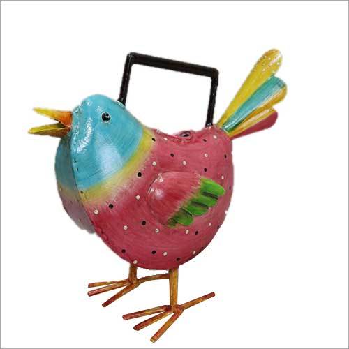 Painted Iron Bird Water Cane