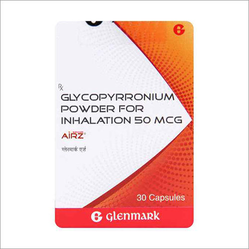 50 MCG Glycopyrronium Powder For Inhalation Capsules