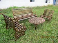 Garden Bench Set