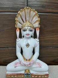 God Mahaveer Marble Statue