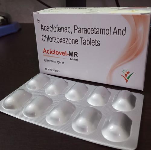 Aceclofenac , Paracetamol & Chlorzoxazone Tablets Recommended For: Relief Of Pain And Inflammation In Osteoarthritis