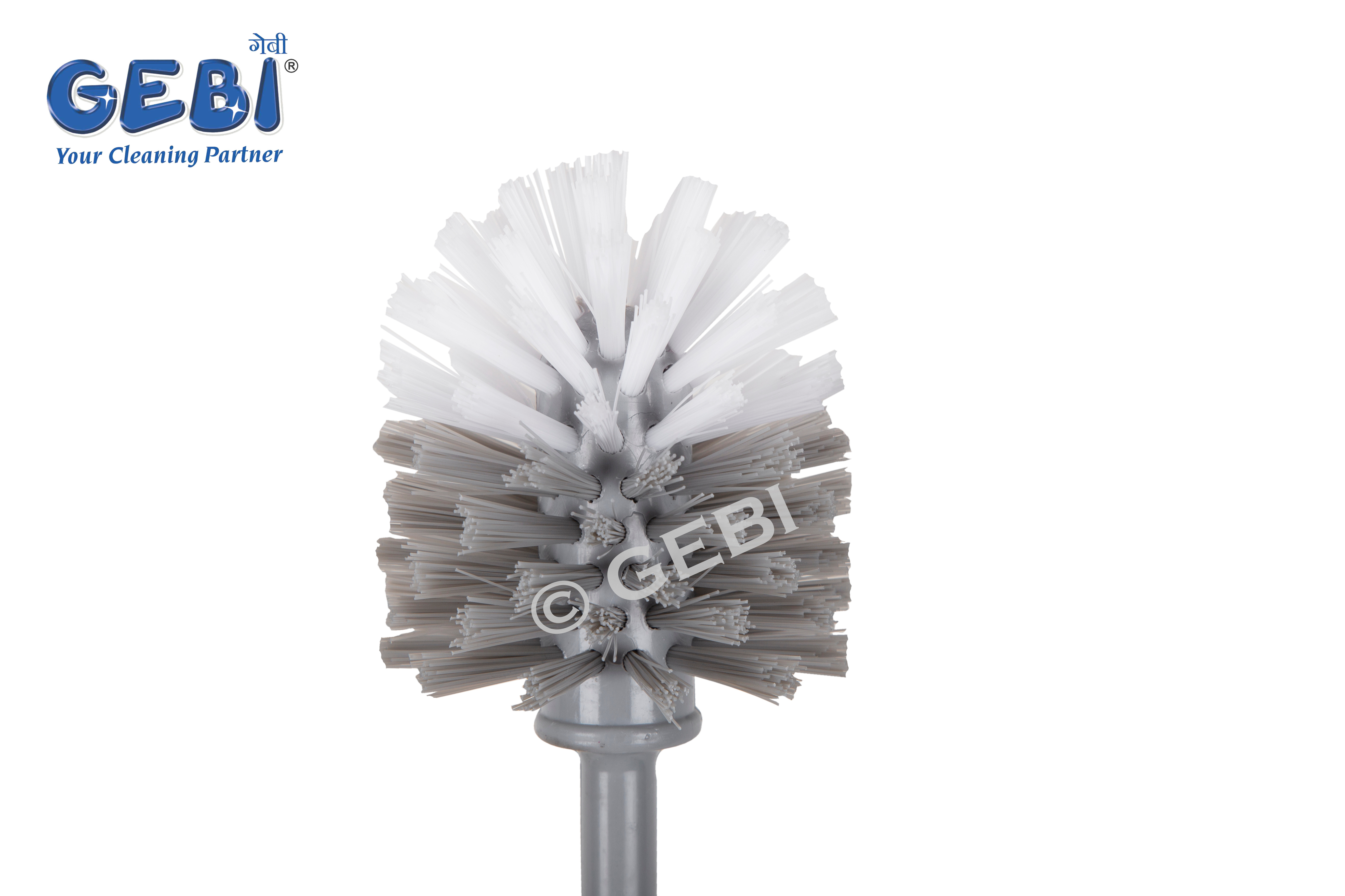 Modern Round Toilet Brush With Container