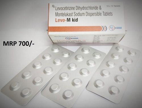 Levocetirizine Dihydrochloride & Montelukast Sodium Dispersible Tablets Recommended For: Used For Sneezing And Runny Nose Due To Allergies