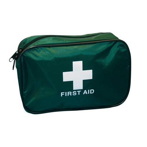 White And Blue First Aid