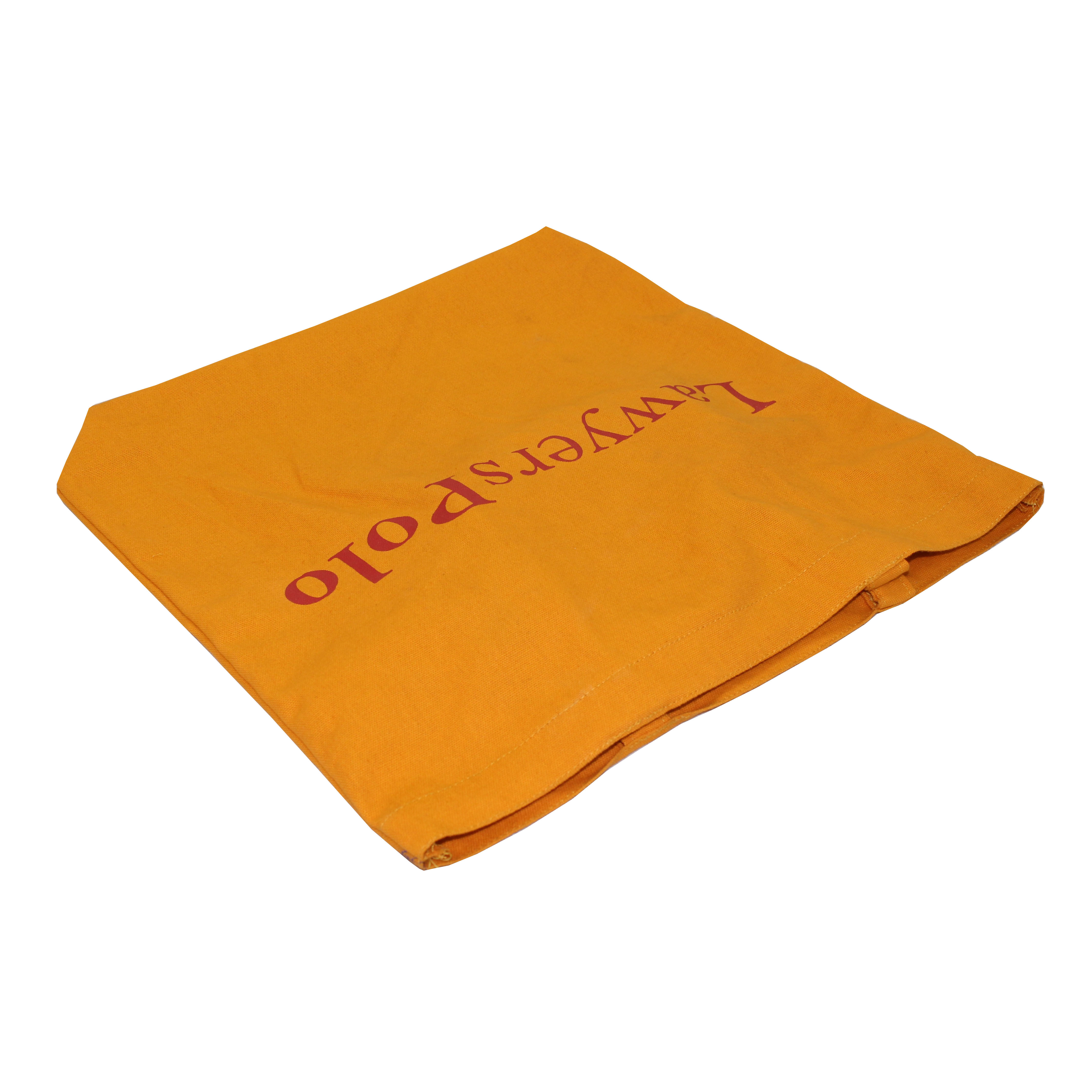 Canvas Shopping Bag With Self Handle