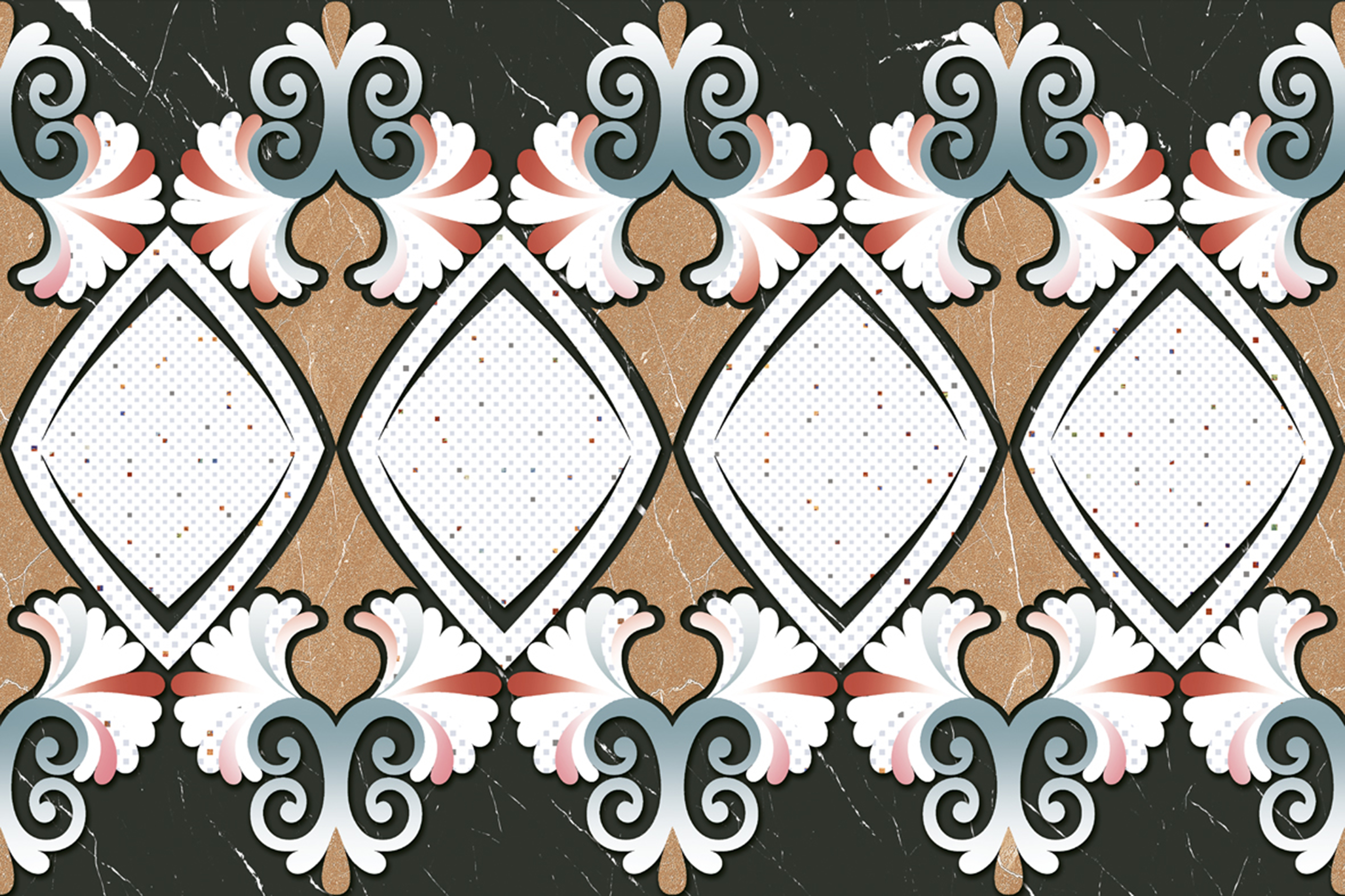 15198 GLOSSY CERAMIC WALL TILES 300X450mm