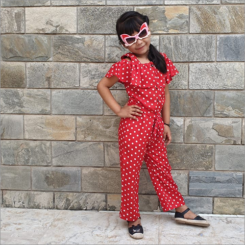 Girls Plain Jumpsuit Age Group: Kids