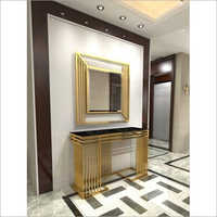 Luxury Furniture - 40" X 16" X 30" | Gold-finished Stainless Steel Frame With Tempered Glass Top, 50 Lbs, 1-year Warranty, Assembly Required