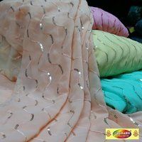 Georgette Embroider Fabric