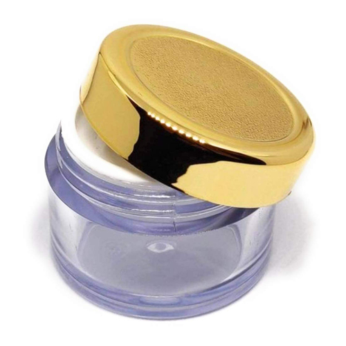Acrylic Jar with Goldmetalizing Cap