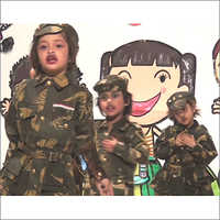 Army Officer Costume for Group Dance And Drama