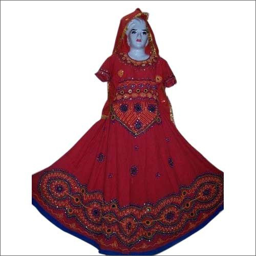 Gujarati Embroidery Dance Lehenga