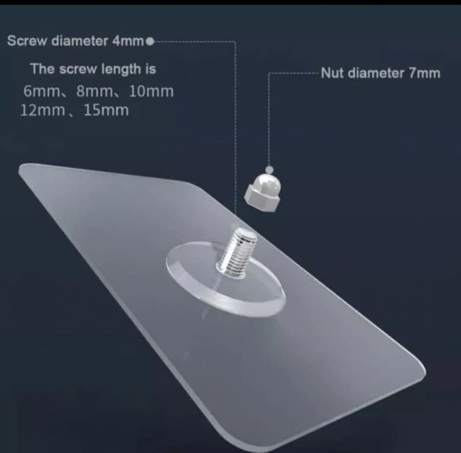 SCREW STICKER WALL HOOK