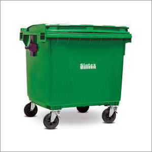 Euroline Injection Mould Waste Bin with Wheel