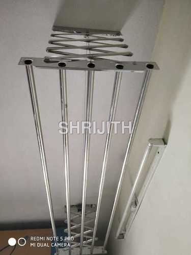 Silver Ceiling Cloth Drying Hanger In Ganapathy