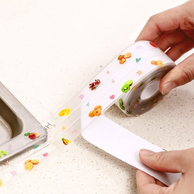 TRANSPARANT SINK WATERPROOF STICKER MILDEW PROOF TAP