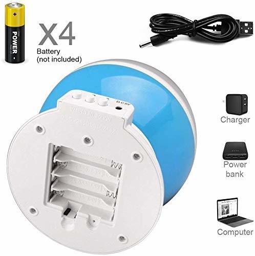 Star Master Rotating 360 Degree Moon Night Light Projector With Colors and USB Cable