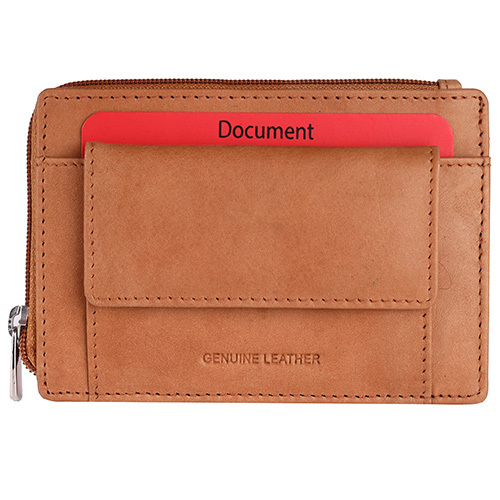 RFID Protection Genuine Leather Card Holder