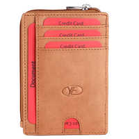 RFID Protection Leather Card Holder