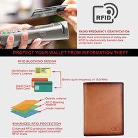 RFID Protection Leather Card Holder