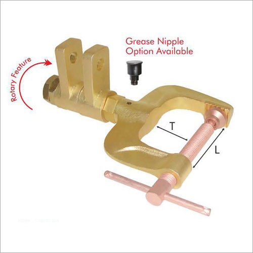 Rotary Ground Clamps Heavy Duty Series Ecr10002 Brass Body