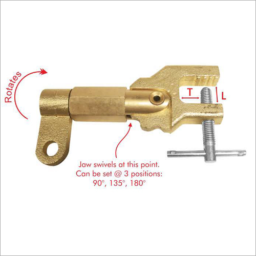 Rotary Ground Clamps Rotary Series ECR400 Brass Body