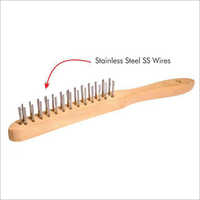 BRHSS2W 2X14 SS Wire Rows & Wooden Handle