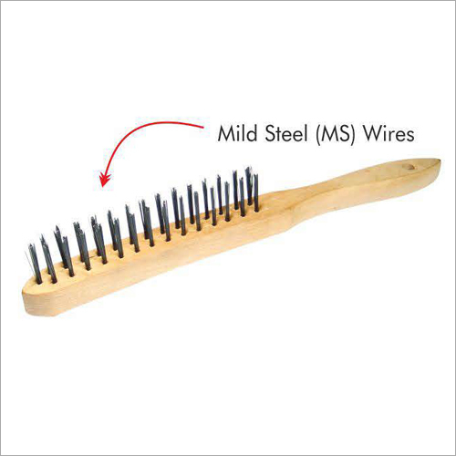 BRHMS2W 2X14 MS Wire Rows & Wooden Handle