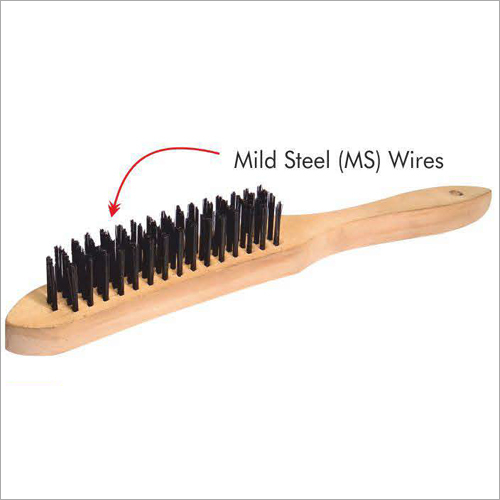 BRHMS4W 4X16 MS Wire Rows & Wooden Handle