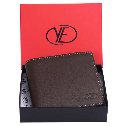 Dark Brown Leather Wallet Design: Bifold